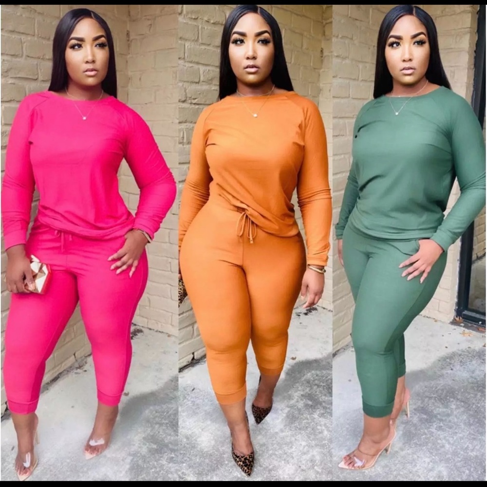 Two piece pant suit